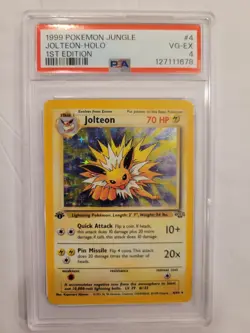POKEMON PSA GRADED JUNGLE JOLETON 1ST EDITION - Image 1