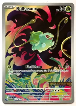 Bulbasaur 133/132 - Pokemon TCG - Mega Evolution Stamped Box Topper Promo - Image 1