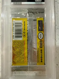 RARE VINTAGE 1999 WOTC - POKEMON BASE FOIL PACK CHARIZARD - LONG PACK PSA 8 - Image 5