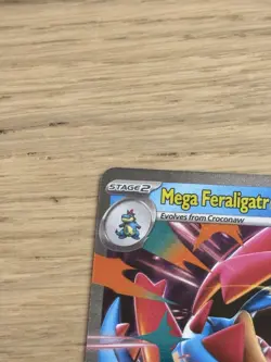 Mega Feraligatr ex Double Rare 043/217 Pokemon Ascended Heroes English NM - Image 3