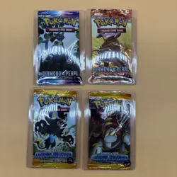 x4 Booster Packs Pokemon - Diamond And Pearl - Legends - Mysterious Treasures - Image 1