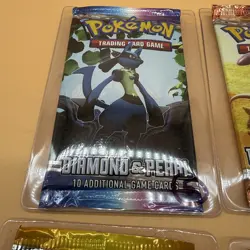 x4 Booster Packs Pokemon - Diamond And Pearl - Legends - Mysterious Treasures - Image 2
