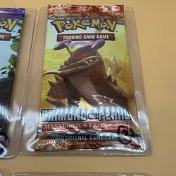 x4 Booster Packs Pokemon - Diamond And Pearl - Legends - Mysterious Treasures - Image 3
