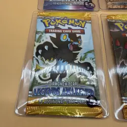 x4 Booster Packs Pokemon - Diamond And Pearl - Legends - Mysterious Treasures - Image 4