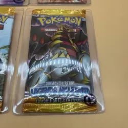 x4 Booster Packs Pokemon - Diamond And Pearl - Legends - Mysterious Treasures - Image 5