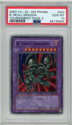 B. Skull Dragon TP3-004 Super Rare Yugioh PSA 10 *866 - Image 1