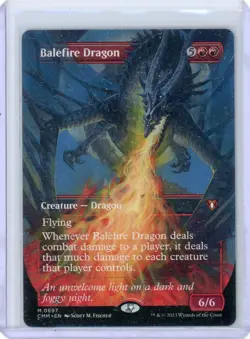 Balefire Dragon (Borderless) Commander Masters Regular - Image 1
