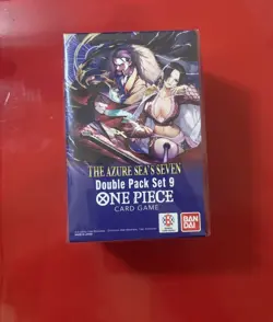 One Piece: Double Pack Set (DP-09): The Azure Sea's Seven - BRAND NEW - SEALED - Image 1