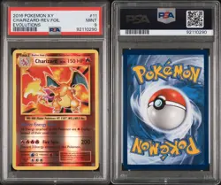 2016 Pokemon XY Evolutions Charizard Reverse Holo Foil #11/108 PSA 9 - Image 3