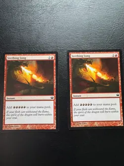 Seething Song X 2 - LP - Duel Decks - Magic The Gathering - Image 1