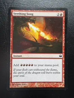 Seething Song X 2 - LP - Duel Decks - Magic The Gathering - Image 3