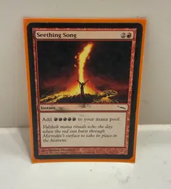 Magic The Gathering MTG Seething Song Mirrodin Regular Common 1993-2003 - Image 1