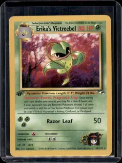 Erika's Victreebel Gym Heroes 1st Edition 26/132 - Heavy Played Pokemon Card - Image 1
