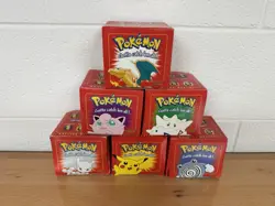 1999 Burger King POKEMON 23k Gold Cards Complete SEALED Set Of 6 Red Series - Image 1