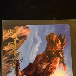 Red XIII, Proud Warrior Art Card (Gold-Stamped Signature) Art Series: FF Regular - Image 3