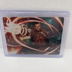 Barret Wallace Art Card (Gold-Stamped Planeswalker Symbol) - Art Series: FINAL F - Image 1