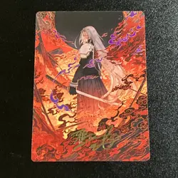 Nibelheim Aflame Art Card (Gold-Stamped Signature) Art Series: Final Fantasy... - Image 1