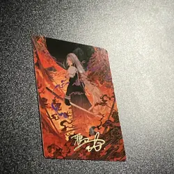Nibelheim Aflame Art Card (Gold-Stamped Signature) Art Series: Final Fantasy... - Image 2