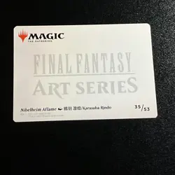 Nibelheim Aflame Art Card (Gold-Stamped Signature) Art Series: Final Fantasy... - Image 3