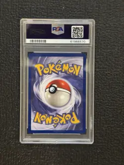PSA 9 MINT Dark Gyarados (25/82) Team Rocket Pokemon Card (Non holo) - Image 2