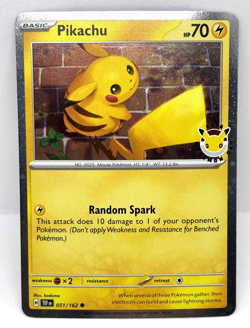 Pikachu Stamped 2026 Pokemon Day 30th Anniversary Pokemon TCG Promo Card 051/162 - Image 1