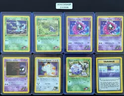 Vintage Pokemon TCG Card Lot - Gym Challenge - 8 Cards - First Edition WotC - Image 1