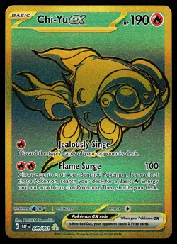 Chi-Yu ex 241/091 Secret Rare Paldean Fates Pokemon Card - Image 1