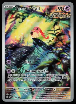 Scream Tail 065 Holo Illustration Rare Scarlet & Violet Promo Pokemon Card - Image 1