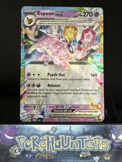Pokemon Card Espeon EX 034/131 Prismatic Evolutions Ultra Rare Near Mint - Image 1