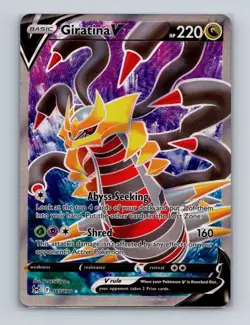 Giratina V 185 2022 Pokemon Lost Origin Full Art Ultra Rare Card - Image 1