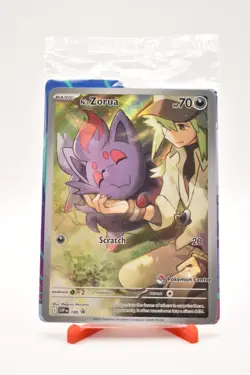 N's Zorua - 189 (Pokemon Center Exclusive) Scarlet & Violet Promo Cards - Sealed - Image 1