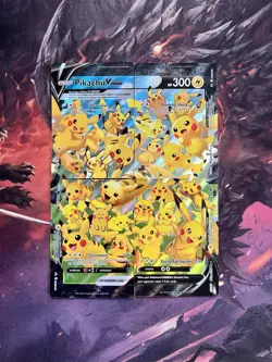 Pikachu V-Union Set of 4 Sword & Shield Pokemon Promo Cards Celebrations ⚡ - Image 2
