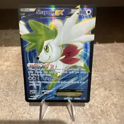 Pokemon Shaymin EX Full Art Holo Ultra Rare Roaring Skies 106/108 110HP TCG Card - Image 1