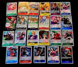 One Piece TCG Trading Card Game LOT of (23) Foil Cards TRAFALGAR LAW SR ++ 💥 - Image 1
