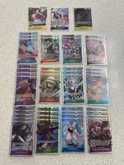 One Piece OP-14 EB-04 Foil Super Rares SR BULK Lot TCG x42 The Azure Seas Seven - Image 1