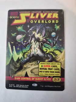 1x MTG Magic the Gathering Sliver Overlord (128/135) Special Guests NM x1 - Image 1