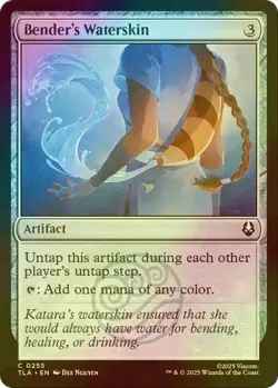 MTG Bender's Waterskin Foil NM Avatar: The Last Airbender Magic 255 - Image 1