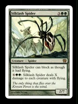 Silklash Spider LP Light Play Ninth Edition MTG [11545] - Image 1