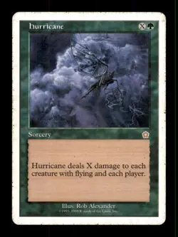 Hurricane LP Light Play Portal Second 2nd MTG [11604] - Image 1
