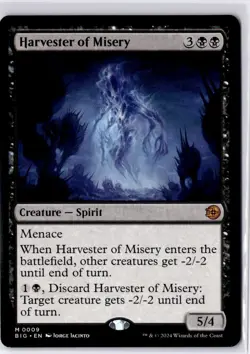 Harvester of Misery Outlaws of Thunder Junction: the Big Score Regular NM M 0009 - Image 1