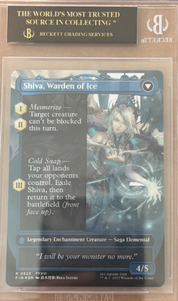 BGS 10 BLACK LABEL MTG Final Fantasy Jill, Shiva's Dominant Surge Foil English - Image 2