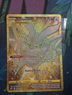 Frosmoth - 204/192 - Gold Secret Rare Pokemon Rebel Clash - Near Mint/Mint - Image 1