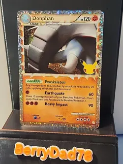 Donphan 107/123 Celebrations Classic Holo Pokemon TCG NM - Image 1