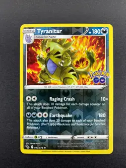 Tyranitar - 043/078 - Pokemon Go - Reverse Holo - NM - Image 1
