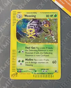 Pokemon Weezing 32/165 Expedition Base Set English Holo - Image 2