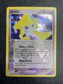 Pokemon Jirachi TCG Reverse Holo Rare Card 8/101 Hidden Legends HP - Image 1