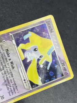 Pokemon Jirachi TCG Reverse Holo Rare Card 8/101 Hidden Legends HP - Image 2