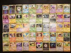 Pokemon - Assorted Mid Era Bulk Bundle HP-Dmg 100 Cards Inc Rev Holos - Image 2