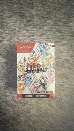 Pokemon TCG Scarlet & Violet Prismatic Evolutions Booster Bundle 6 Booster Packs - Image 1