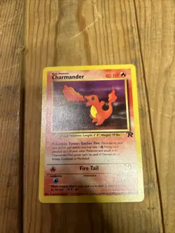 POKEMON CHARMANDER TEAM ROCKET 1ST Edition #50/82 - Image 1
